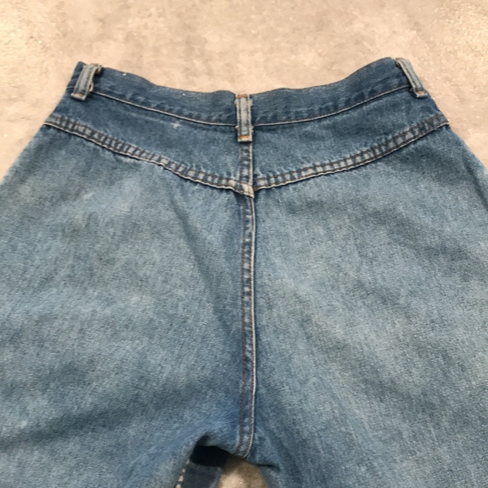 Vintage Wrangler Jeans Womens 14 High Rise Bareback Western Yoke Rock & Roll 80s - Picture 5 of 9
